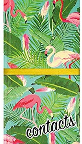 Kangaro Small Hardcover Carnet d'adresses relié avec élastique 80 pages 95 x 180 cm