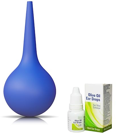NanaCare Ohrenschmalz Entferner mit Olivenöl-Ohrentropfen| Prämie Ohrenreiniger| Ohrreiniger Für Erwachsene| natürlich ohrenspülung & ohr reinigung | sanft ohrendusche für alle Altersgruppen