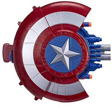 SUPYINI Captain America Schild, Weiche Launcher Spielzeug, Verkleidung Heldenhafte Rollenspiele Held Retro Kostüm für Erwachsene und Kinder Shield Bar Wanddekorationen