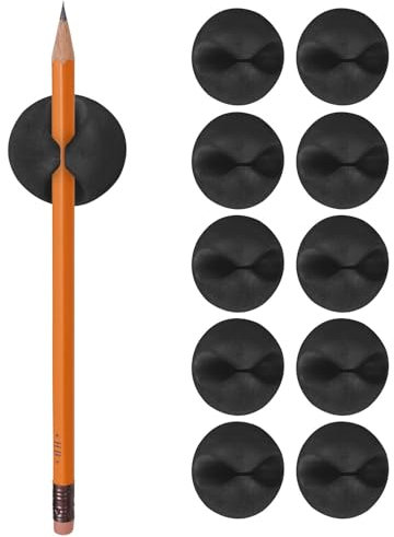 Krmoau Lot de 10 supports de câbles autocollants pour la maison, le bureau, la voiture