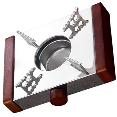 FIXOSHEE Estufa De Alcohol De Acero Inoxidable Diseño Prueba De Viento Para Cocinar Al Aire Senderismo y Uso Restaurantes