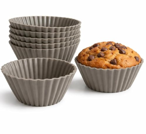 Stampo in Silicone per Cioccolatini 3D - Stampo da Forno e Frigo - Versatile per Dolci, Ghiaccio, Candele, Caramelle, Gelatina, Lecca Lecca- Formine Antiaderenti (PIROTTINI 6 PZ)