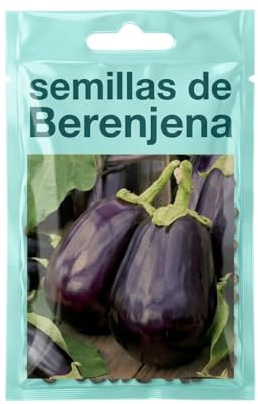 Berenjena Clásica en Semillas DECOALIVE para Cultivo Exterior y Uso en Recetas Caseras