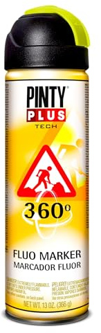 NVS 254 Spray marcador 360º PINTYPLUS TECH 650cc amarillo T146, Estándar