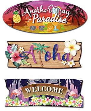 SUPERDANT 3pcs / Set Signe Suspendu Bienvenue Thème Panneau en Bois Décoration Murale Conseil Porte Signes Suspendus en Bois Naturel Suspendus Décorations Murales Signe