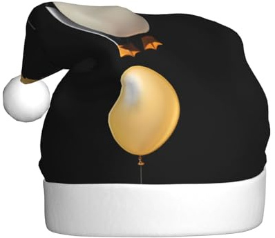 BROLEO Palloncino pinguino che galleggia nell'aria Cappello di Natale stampato per uso adulto della festa di Halloween