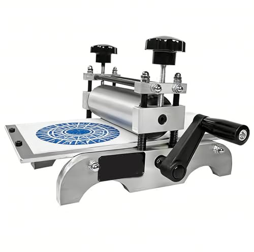 BEESOM Etching Press Tool,Block Printing Press,31x17cm Consistent Pressure & Steel Roller,Linoleum/Woodblock Prints,Home Studios/Small Workshops,DIY Enthusiasts & Independent Artists