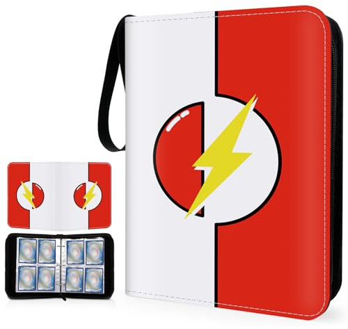 SALUOKE Album de Cartas Coleccionables 4 Bolsillos, Regalo para Niños Niñas