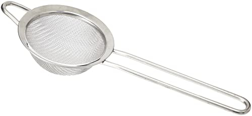 Tala Stainless Steel Sieve, 8 cm Diameter with Fine Mesh, Perfect for Loose Tea, Dusting Cakes and rinsing Single portions of Pulse Beans