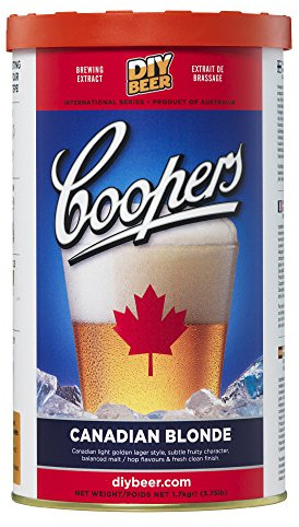 Coopers DIY Beer Canadian Blonde Homebrewing Craft Beer Brewing Extract