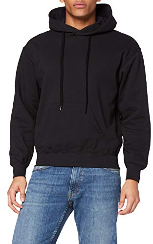 Fruit of the Loom Herren Kapuzenpullover, Schwarz, Small
