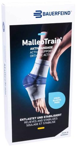 BAUERFEIND MALLEOTRAIN Sprunggelenkb.rechts Gr.6 titan 1 St