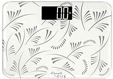 Escali Compact Digital Bathroom Travel Scale for Body Weight with Small Space-Saving Platform and High Capacity of 400 lb, Batteries Included