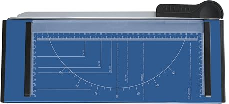 Cathedral Products A4 Paper Guillotine Cutter with Metal Base - Cuts upto 8 Sheets of 80gsm - 320mm Cutting Length