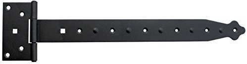 CERNIERA A CROCE T di cerniere T fasce di arrotolato 337 mm Mezza pesante nero