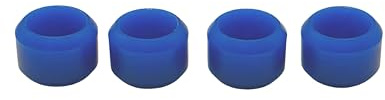 SPITBOARDS Fingerboard Pro Wheels - Tabla de ruedas con rodamientos de bolas auténticos, calidad CNC profesional, poliuretano CNC, forma de rueda de calle, color azul