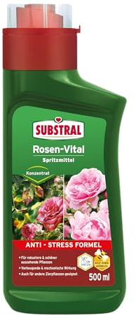Substral Rosen-Vital mit Anti-Stress-Formel, 500ml, zur Stabilisierung gestresster Pflanzen - für schönere Rosen