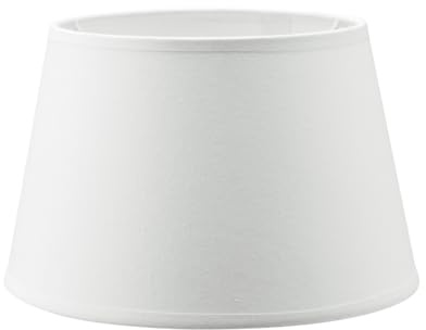 Home Sweet Home Lampenschirm für Wandlampe und Tischlampe | Lampenschirm weiß | 20/15/13 cm | für E27-Fassung |
