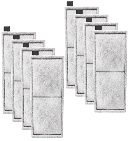 Switior 8 Pack Filter Cartridge for Top Fin RF-L Filter, Aqurium Filter Cartridge Refill for Top Fin Desktop Aquariums with Large Retreat Filter
