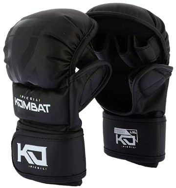 Picsil Kombat Guantillas de Sparring Kronos All-Rounder, Guantes de Entrenamiento para Boxeo, Muay Thai, MMA, Kickboxing, Diseño Unisex (M)