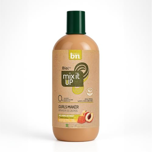 BN Brazil Activador De Rizos - Cabello Saludable, Cuidado Capilar Profesional, Rizos Definidos - Cabello Rizado/Ondulado, Control Del Frizz - Definición Natural Y Anti Frizz