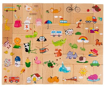 de encastre - Juguetes para el Aprendizaje temprano | de Madera con Juegos de combinación numérica - para niños y Adolescentes, para casa, Viaje, Escuela, cumpleaños y