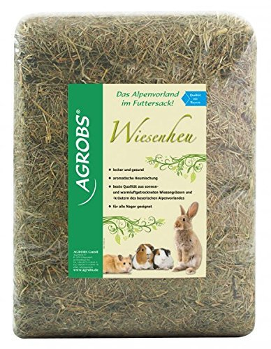 PreAlpin Agrobs Nagerheu 10 kg für Kaninchen, Meerschweinchen, Chinchillas und andere pflanzenfressende Haustiere, Erwachsene, 1 kg