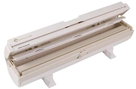 We Can Source It Ltd – Wrapmaster 1000 Cling Wrap/Aluminium Foil Dispenser – White Kitchen Wrap Dispenser for Restaurants, Cafés, Catering, Home Cooking – Easy Dispense and Durable