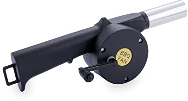 Soplador de barbacoa - Ventilador de barbacoa - Brasas y carbón - Manual