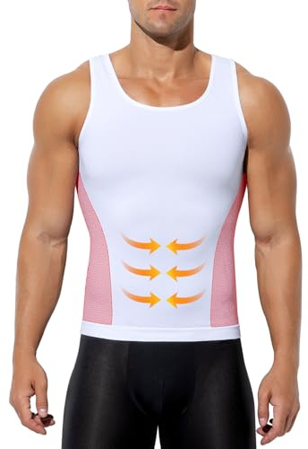 Casey Kevin Canottiera Compressione Uomo Contenitiva Dimagrante Snellente Fitness Shapewear Fascia Pancia