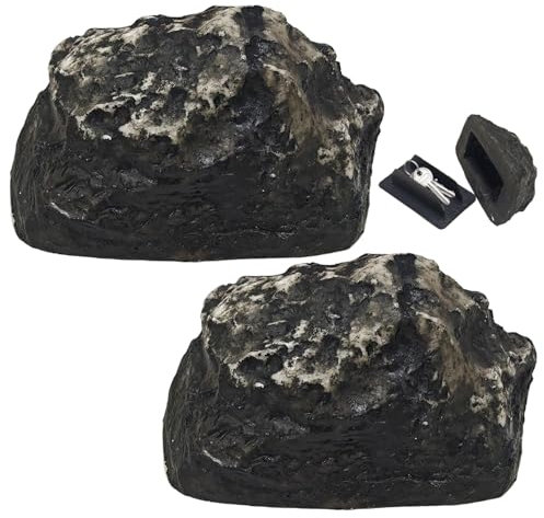 Cassetta Portachiavi Da 2 Pezzi, Cassetta Portachiavi In ​​Pietra Simulata, Cassetta Portachiavi Creativa, Cassetta Portachiavi Impermeabile, Decorazione In Pietra Simulata
