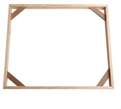 Emiif Kit de marcos de fotos de madera para lienzo, pinturas, pósteres, impresiones de arte de pared y decoración del hogar (40 x 50 cm)