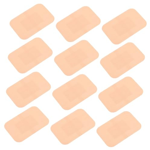 NUSITOU Vendajes Elásticos Adhesivos de Tela Marrón Transpirables y Resistentes al Agua para Dedos, Paquete de 20 Unidades para Bebés y Personas Mayores