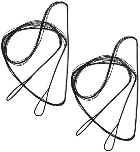 Tbest 12 Strängar Recurve Bågsträng Bågskyttetillbehör Polyester Bågsträngsersättning för Traditionell Recurvebåge med Snabb Demontering Installation Stadigt Skytte