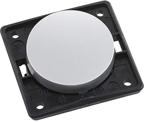 Berker 936562568 Integro Flow/Pure växelströmbrytare krom matt lackerad, aluminium