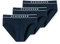 Schiesser Herren 3 PACK Slips Bio Baumwolle Multipack - 95/5 Organic, dunkelblau_179570, 7/ XL