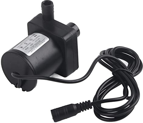DC Dränkbar Pump, 12V 18W Mini Silent Borstlös Motorpump, 5M Högt Huvud Liten Vattenpump, Lämplig för Akvarium, Akvarium, Vattenkultur, Trädgårdsfontän, Hydroponik