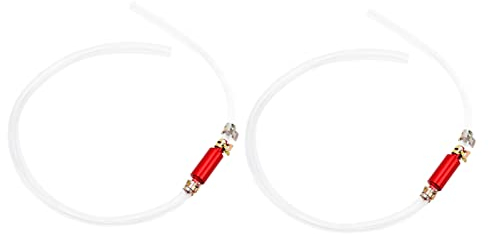 Tuyau de Purge de Frein avec Kit D'outils de Purge de Tube de Clapet Anti-retour à Sens Unique - ABS et Métal pour Voiture de Moto