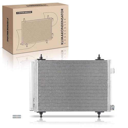 Frankberg Radiatore climatizzatore Condensatore climatizzatore Compatibile con 307 Break 3E 1.6 16V 307 CC 3B 1.6 16V 307 SW 3H 1.6 16V Replace# 1609524380,940438