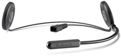 LOKUI Midland K10 Bluetooth 5.2 Single Headset for Urban Motorcyclists, Invisible & Universal Phone Answering Device with Noise Filter - 7mm Thin Motorbike Helmets Headset, Fast Charging