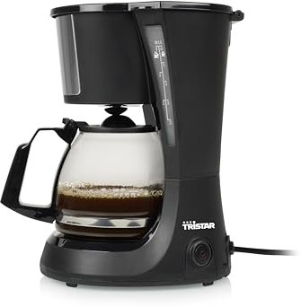 Tristar Cafetière filtre - 750 ml - Pour 6 tasses maximum - Système anti-gouttes & Maintien au chaud - 600 W - CM-1281