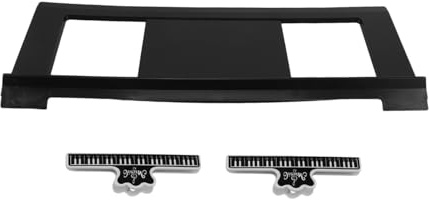 YARNOW Elektroniskt Piano Notställ i Plast Justerbart och Bärbart Keyboard Music Stand med Clips för Hem Resa och Lektioner