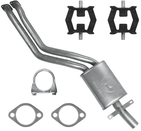 POLMOstrow Silencieux avant pour BMW 3er E46 2.0 2.5 2.8 Berline, Break Touring, Coupé 1998-09.2001
