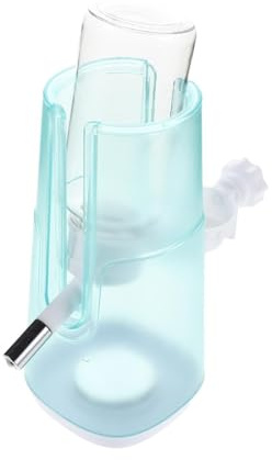 Hohopeti Dispensador de Agua Ajustable para Hámster 120 Ml, Botella para Beber Animales Pequeños Base Estable y Diseño a Prueba de Fugas, Comedero Adecuado para Jaulas y Mascotas Pequeñas