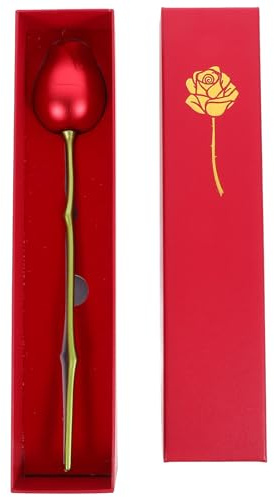 OHPHCALL Scatola Porta-anelli Rosa Simulata, Portagioie per Proposta e Matrimonio senza Base, Custodia Elegante per Fede Nuziale e Anello di Fidanzamento