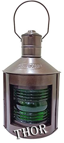 Nautico Vintage Metallo Starboard Nave Lanterna Olio Lampade Home Decor Rustico Vintage Home Decor Regali
