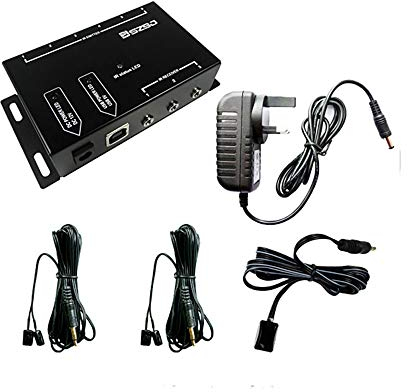 SZBJ IR-Repeater Infrarot-Fernbedienung 1 Empfänger 4 Sender Steuerkit BJ104 SZBJ EU