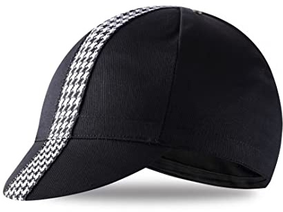Bikingbros Black Cycling Cap - Cotton Cycling Hat-Under Helmet - Cycling Helmet Liner Breathable&Sweat Uptake One Size