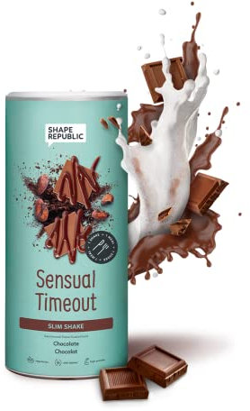 SHAPE REPUBLIC Slim Shake Schokolade Mahlzeitersatz Shake - 14 Shakes pro Dose - Proteinreich, Glutenfrei - Diät Shakes zum Abnehmen