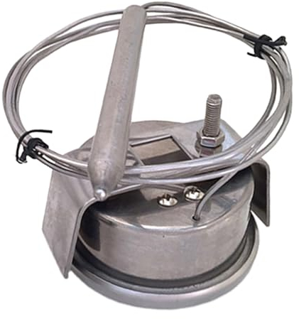 Sharplace Thermomètre pour Barbecue Jauge de température 0-500 °C Thermomètre à Pizza en Acier Inoxydable Thermomètre à Barbecue pour Pizza Camping Cuisinier